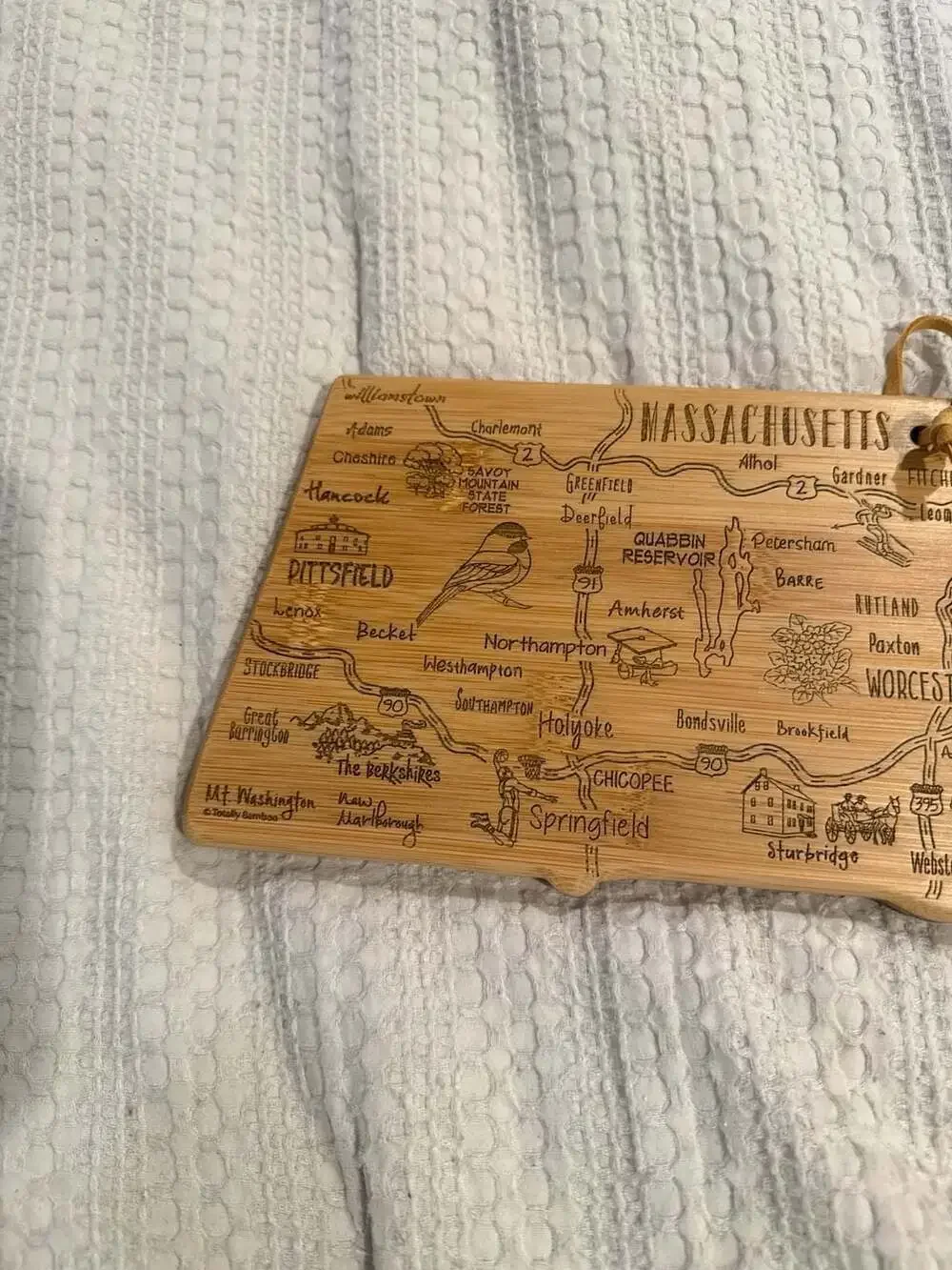 Destination Massachusetts Cutting Board ,